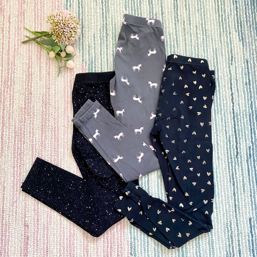 **SOLD** Girls Size L Leggings Bundle of 3
